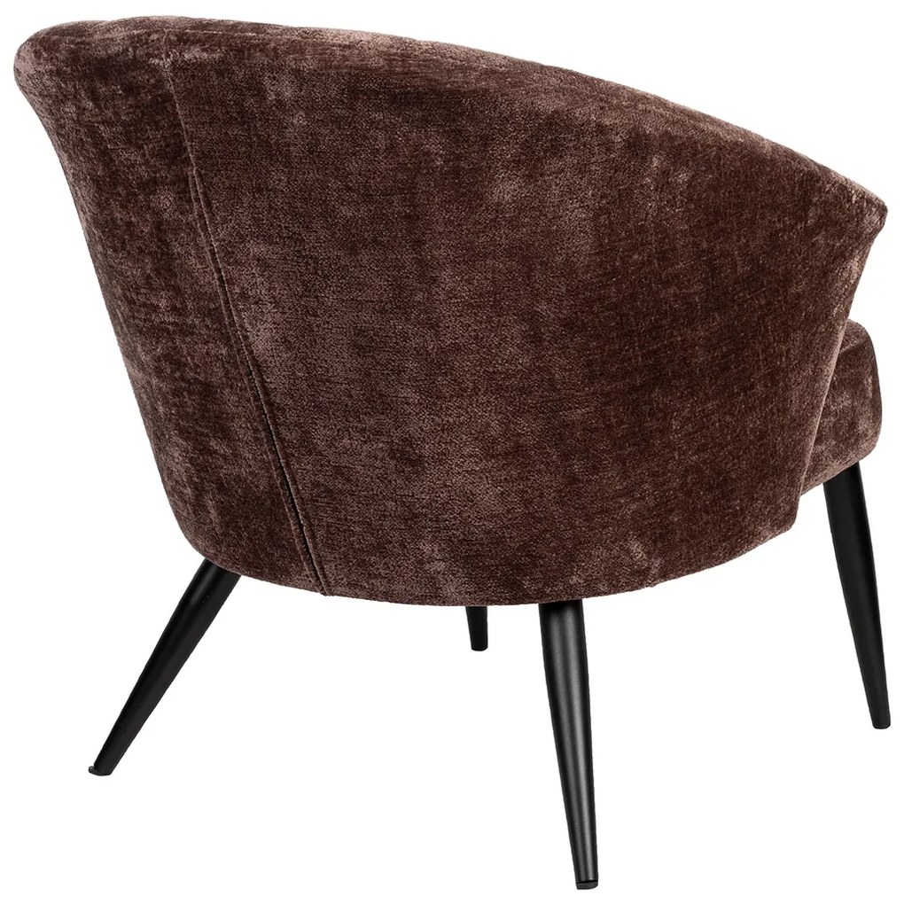 Dutchbone Georgia Fauteuil Paars Velvet