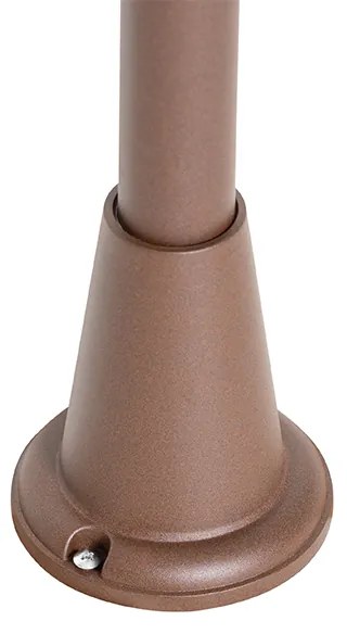 Industriële staande buitenlamp roestbruin 100 cm IP44 - Charlois
