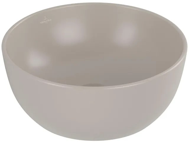 Villeroy & Boch Artis opzetwastafel - 32,5cm - rond z/krgt almond C+ 438932am