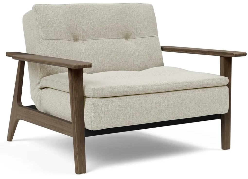 Innovation Living Dublexo Frej Smoked Fauteuil Met Gerookt Eiken Armleuningen