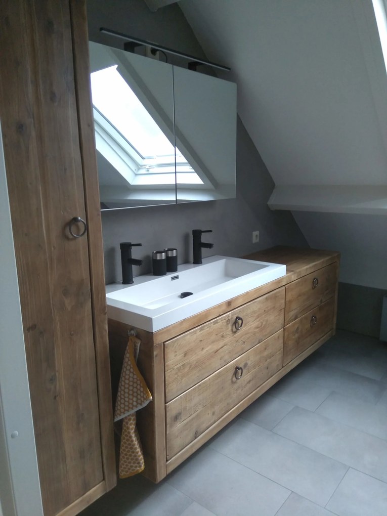 Vloertegel 80x80 Cm Betonlook Licht Grijs DC22