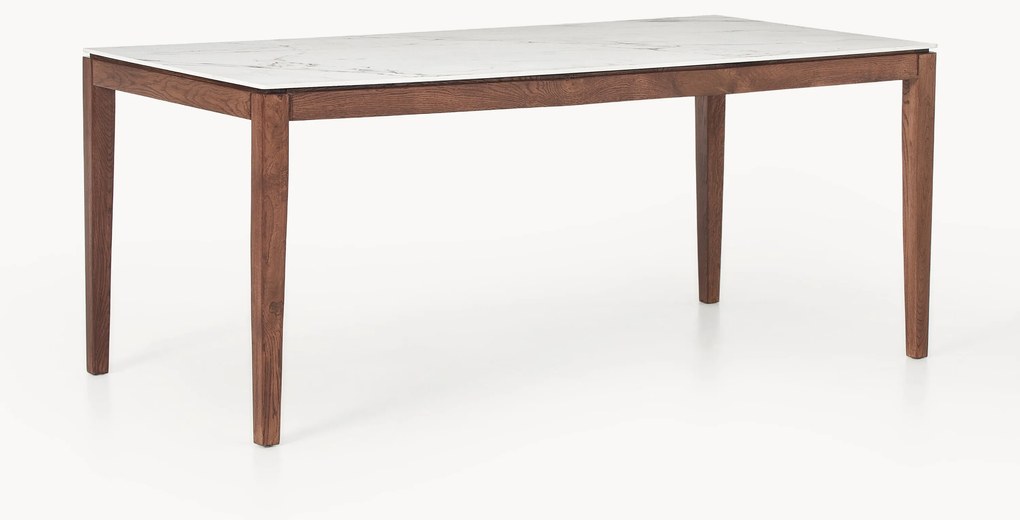 Eettafel Jackson in marmerlook, verschillende formaten