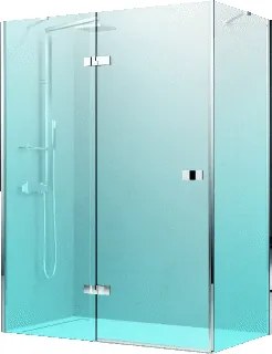 Gala 1 2PF douchedeur (bxh) 1160 - 1185x2000mm type deur draai + paneel voor plaatsing op douchebak/tegelvloer