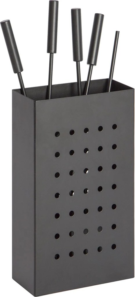 Practo Home haardset vesuvius - 10 x 21 x 36 cm - Zwart