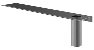 Hotbath &MORE Beker - voor planchet serie - Geborsteld gunmetal PVD SHA01BGP