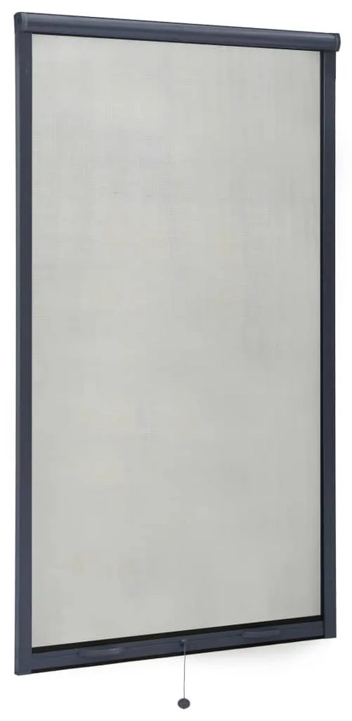 vidaXL Raamhor oprolbaar 90x170 cm antracietkleurig