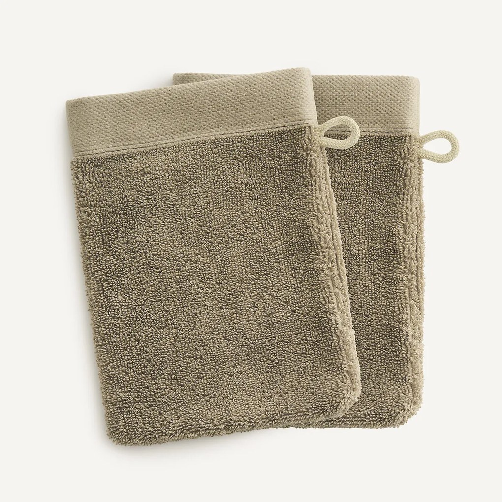 Set van 2 washandjes, 700 g/m², LEON