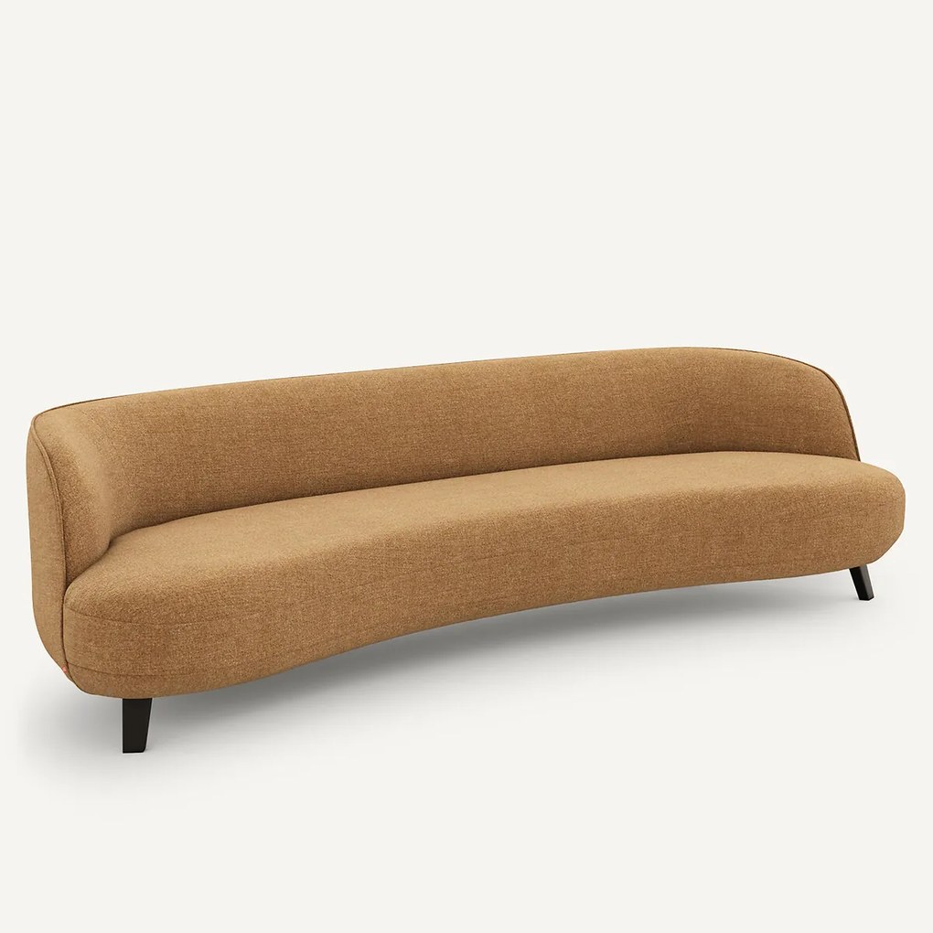 5-zits bank, in gerecycled chenille, Rosebury