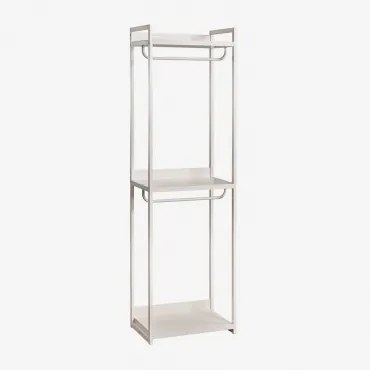 Open Kast Van Ijzer Velunis Gardenia Wit - Sklum