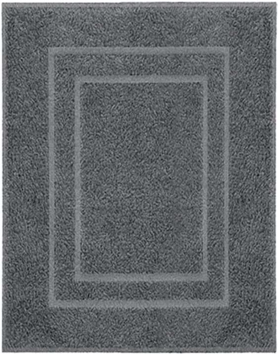 Kleine Wolke badmat Plaza - grijs - 60x80 cm - Leen Bakker