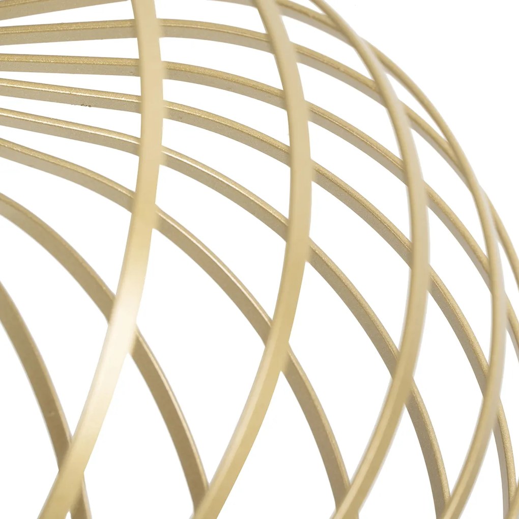 Smart plafondlamp goud 39 cm incl. Wifi G95 - Johanna