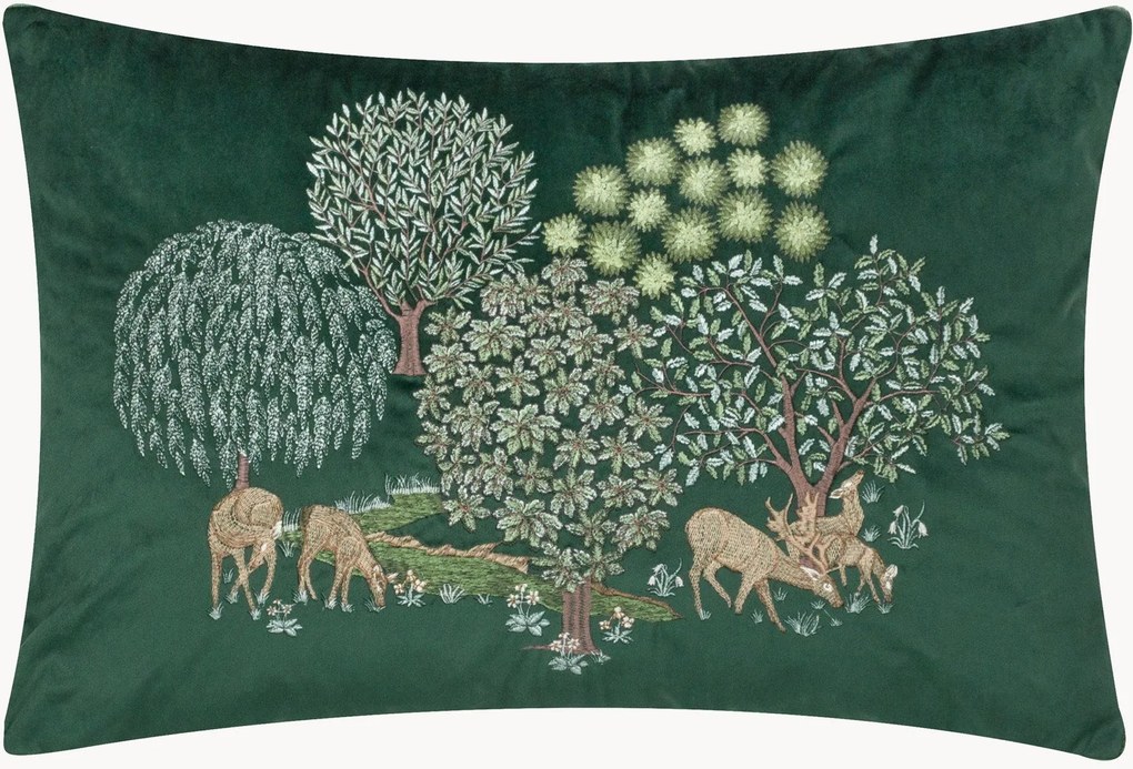 Fluwelen jacquard kussen The Brook