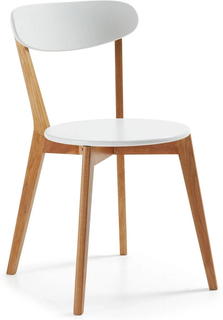 LaForma Luana Chair - Stoel- Eetkamerstoel - Design - Retro - Hout - Ronde zitting - Scandinavisch