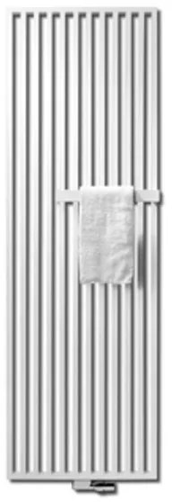 Vasco Arche plus designradiator met handdoekbeugel links 1800x470mm 1050W aansluiting 1188 zand licht (N502) 111180470180011880502-0000