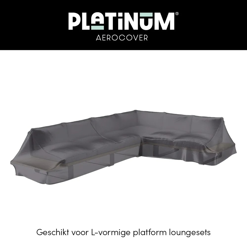 Platinum Aerocover platform loungesethoes 375x300 cm - Rechts