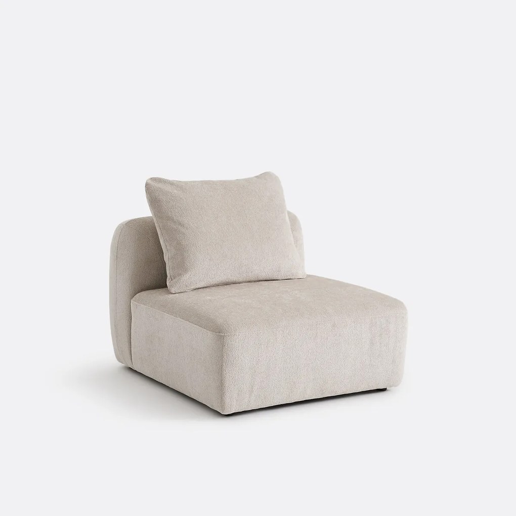 Zitelement voor modulaire bank, jacquard chenille, AMAD