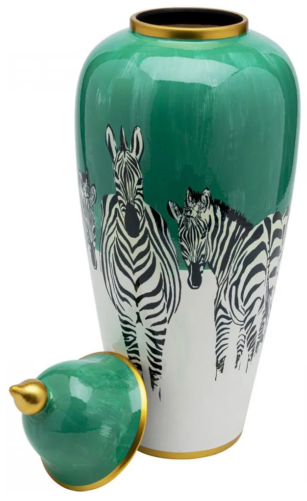 Kare Design Zebras Zebra Vaas Groen