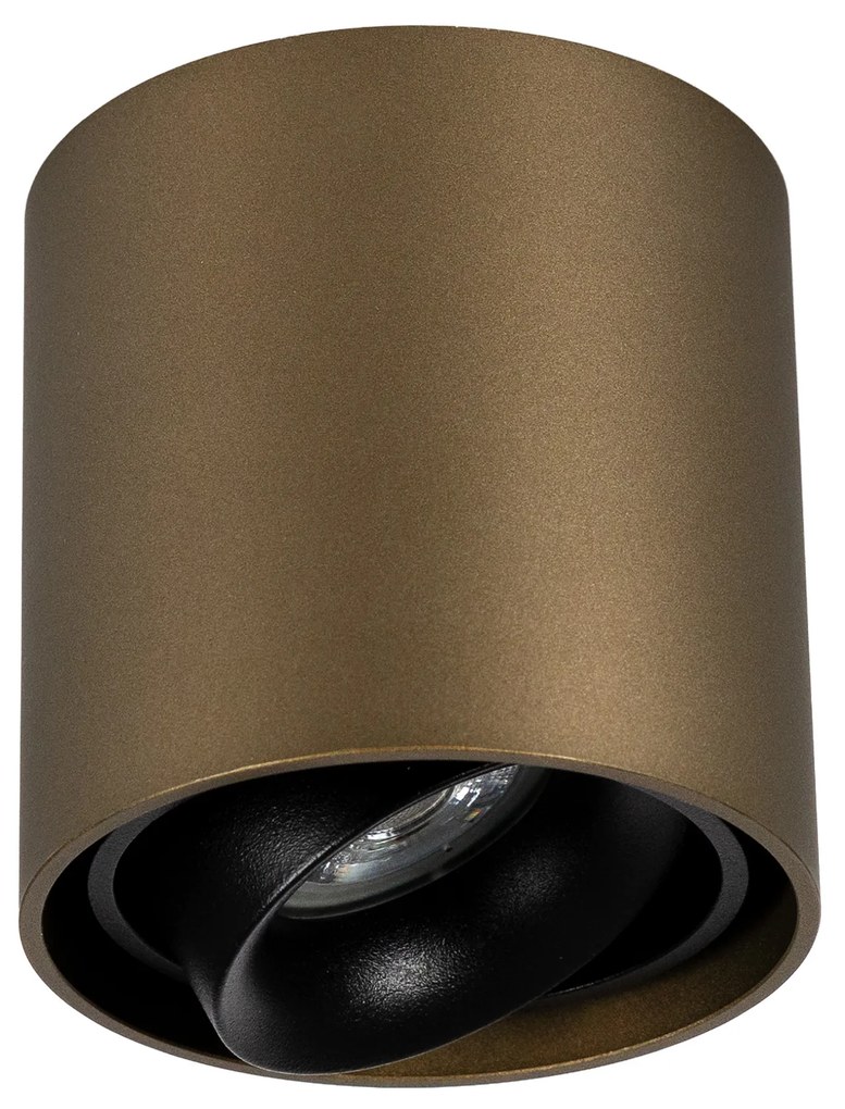 Oliver Opbouwspot Rond Brons