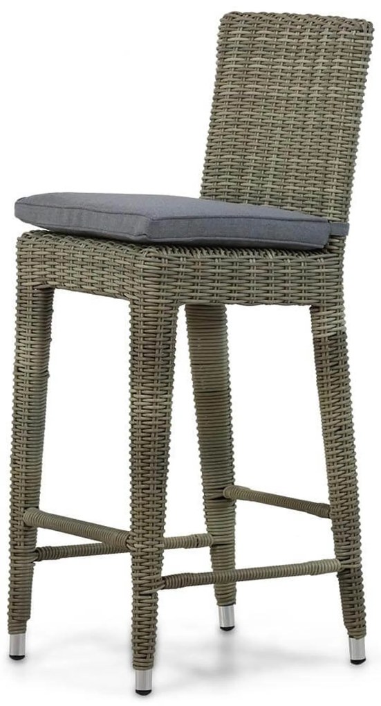 Garden Collections York Barchair Natural Wicker Taupe
