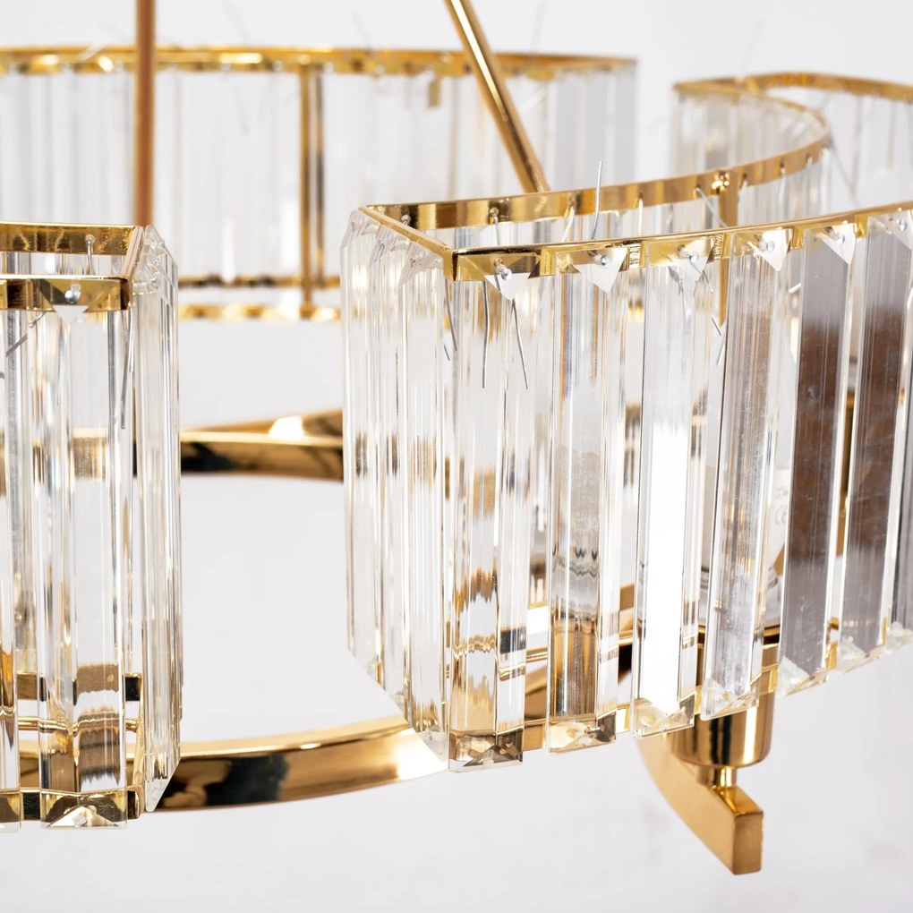 Hanglamp met APP789-6C-kristallen