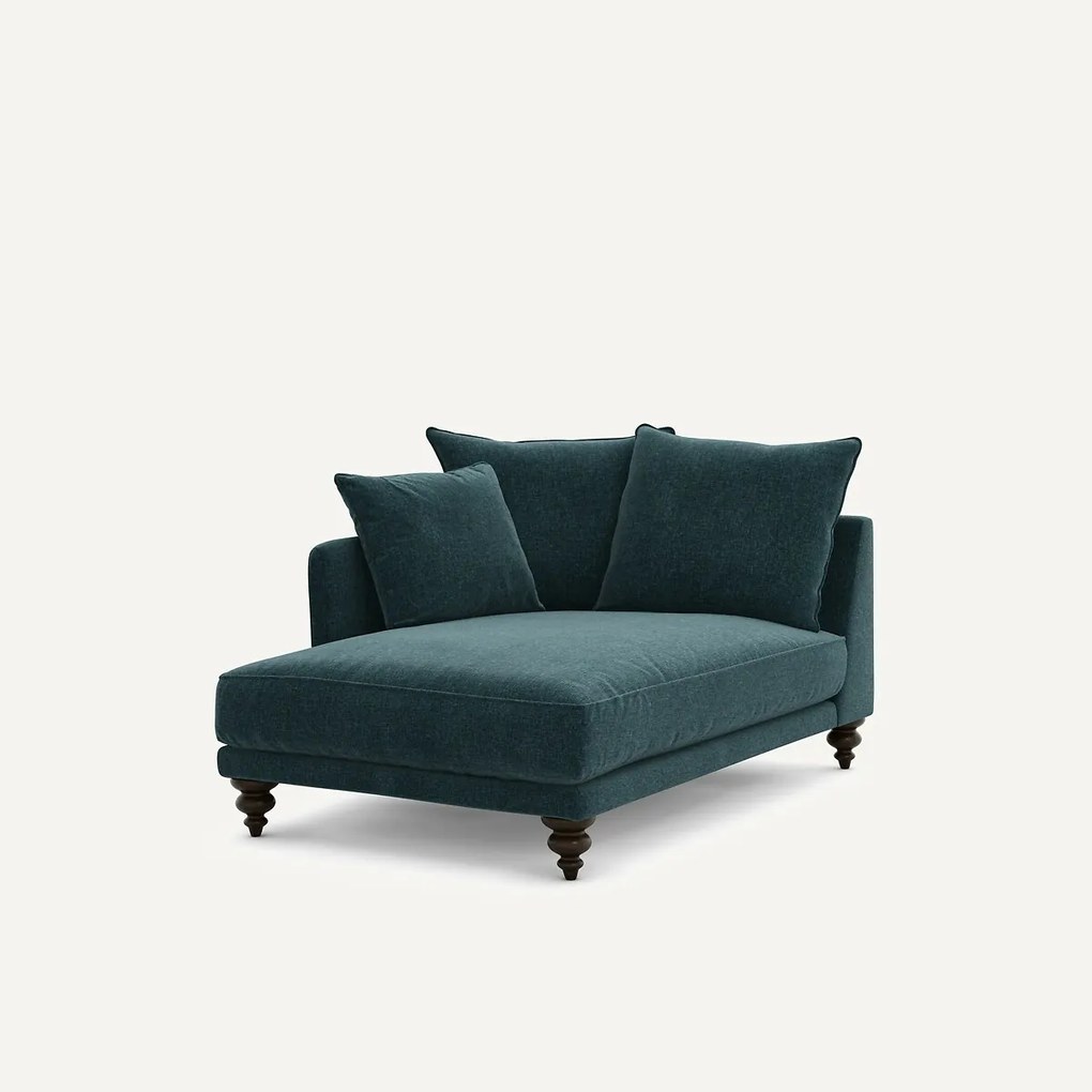 Chenille fluwelen longchair, Lazare