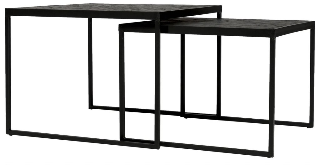 Set van 2 salontafels Stack | Haluta