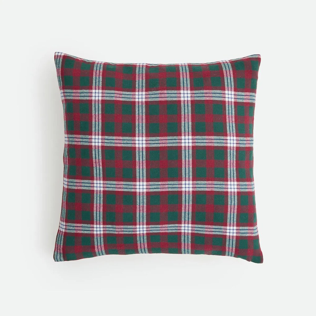 Kussenhoes van katoen en sherpa, 50 x 50 cm, LUNAY