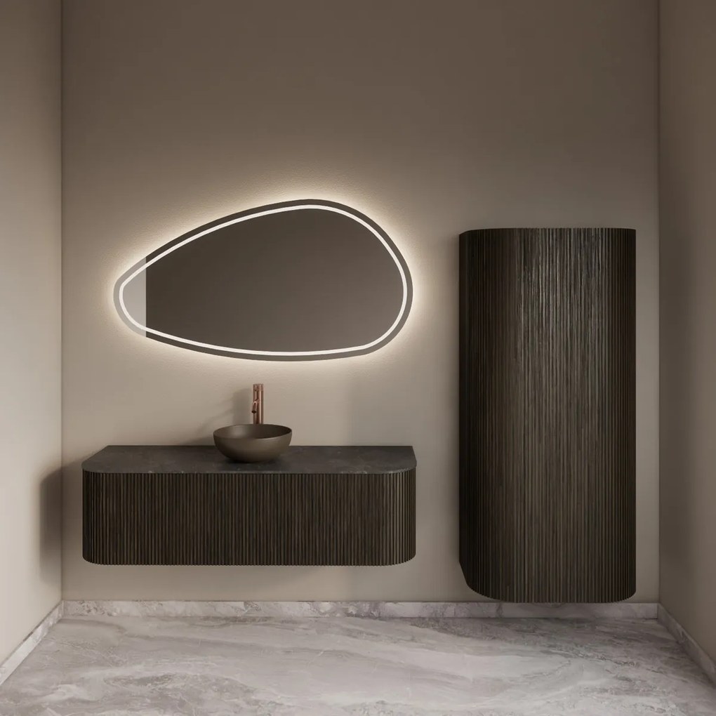 Gliss Design Alluro kolomkast 160cm charcoal