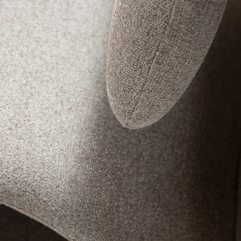 Dan-Form Dubna Design Lounge Stoel Boucle Pebble Earth