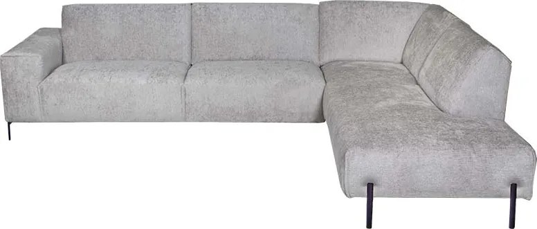 Hoekbank - Höft - rechts - stof Fusion grijs 149