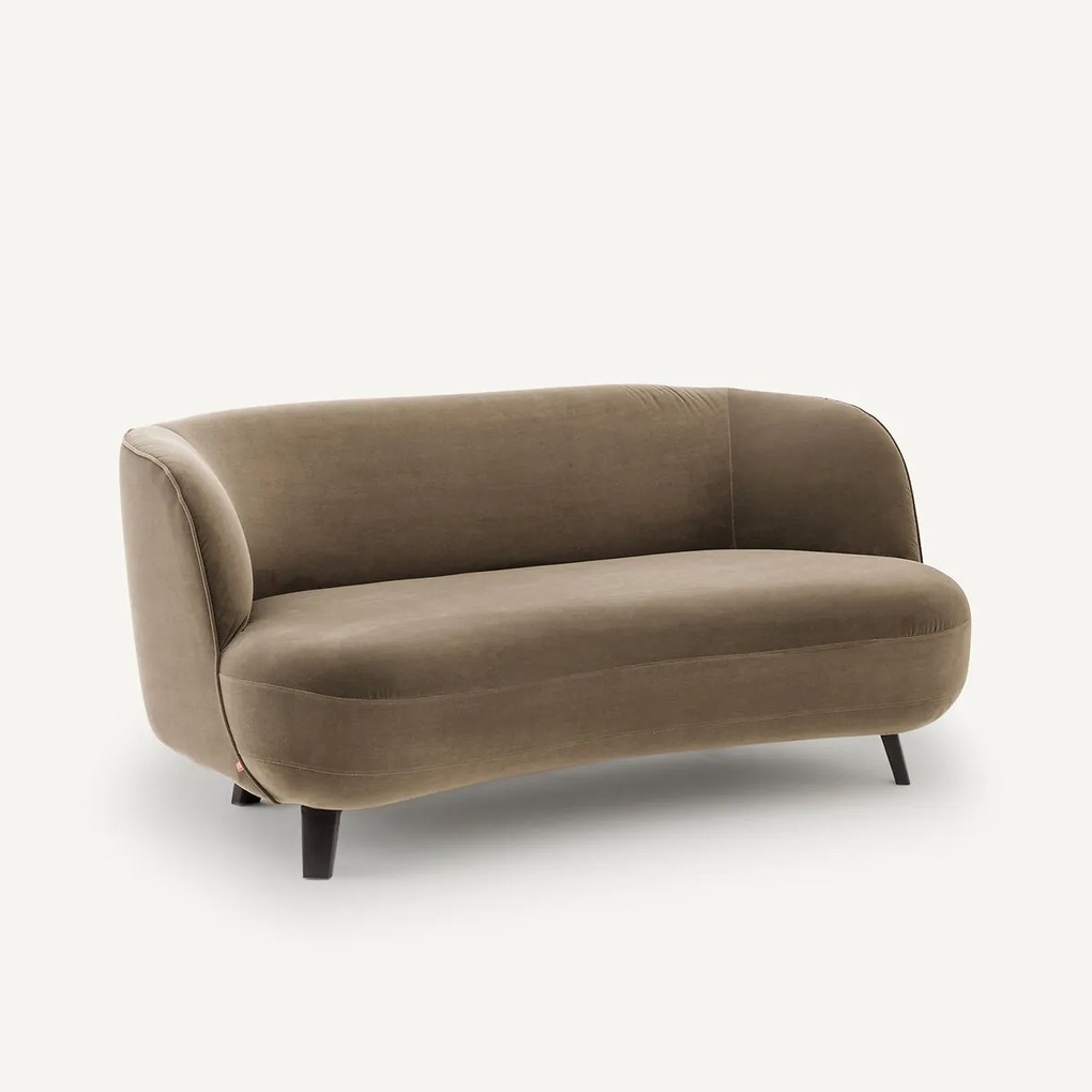 XS fluwelen bank, Rosebury ontwerp Emmanuel Gallina