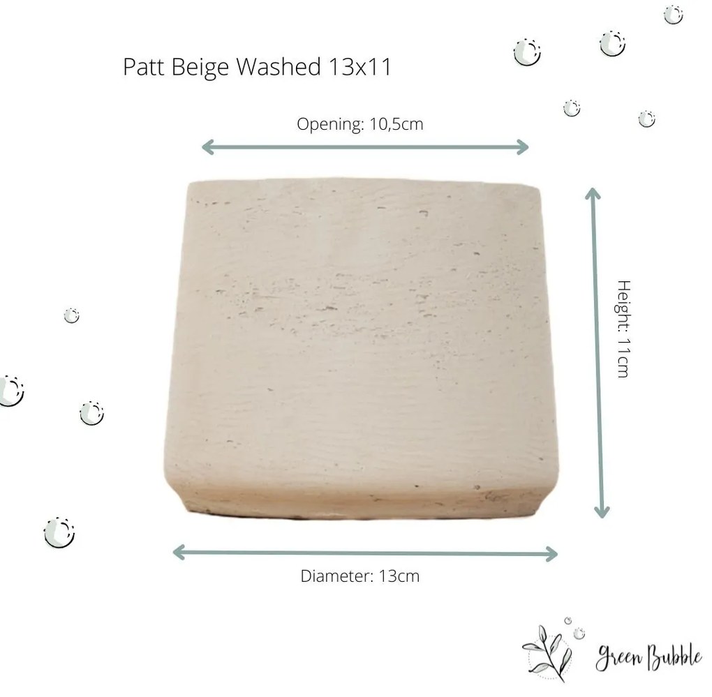 Pot Patt Beige Washed