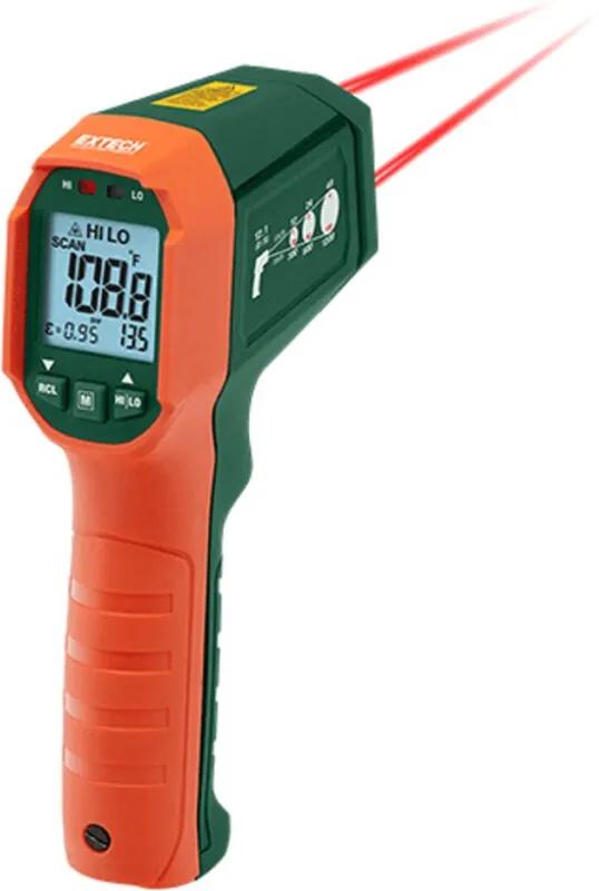 IR320 Waterdichte Dual Laser IR Thermometer met Alarm