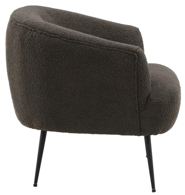 Moderne Ronde Fauteuils Donkergrijs