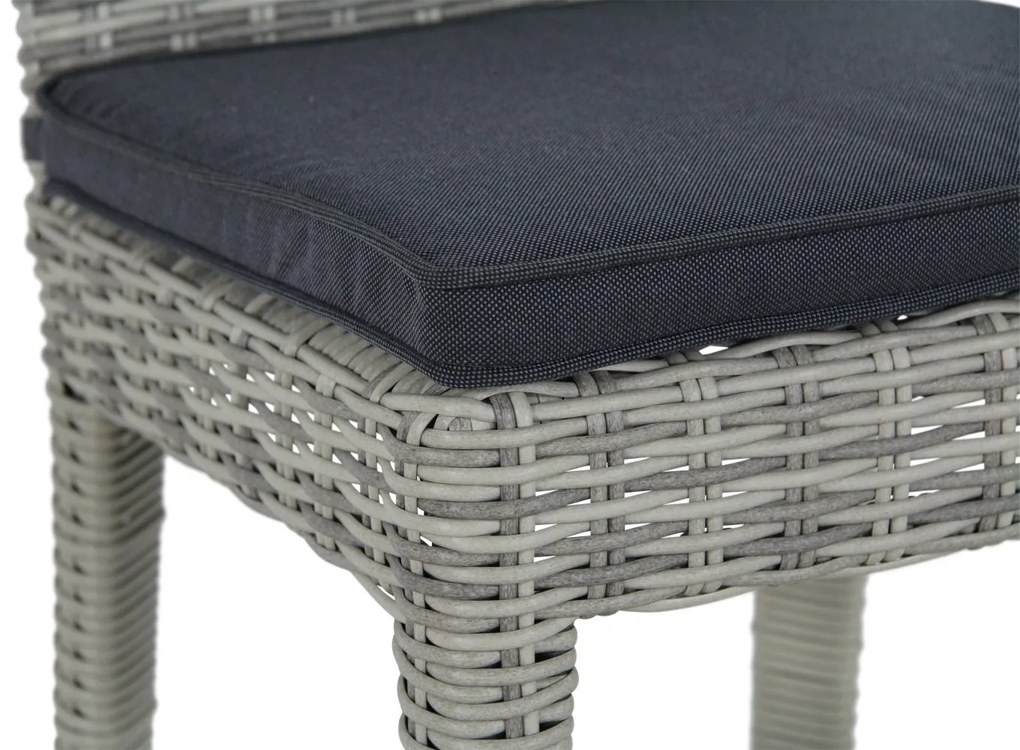 Barstoel Wicker Grijs-antraciet Garden Collections Giardino