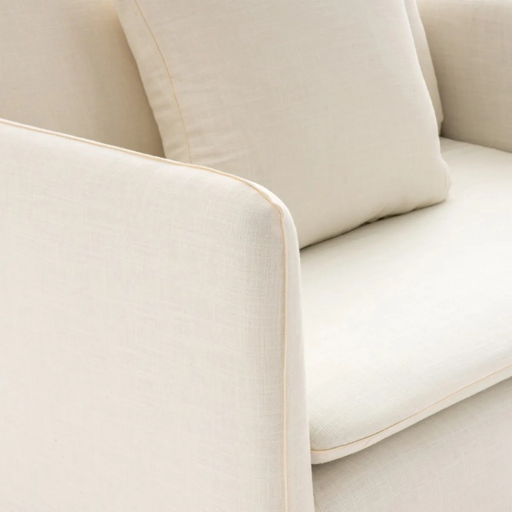 Fauteuil XL linnen/viscose, Ivete