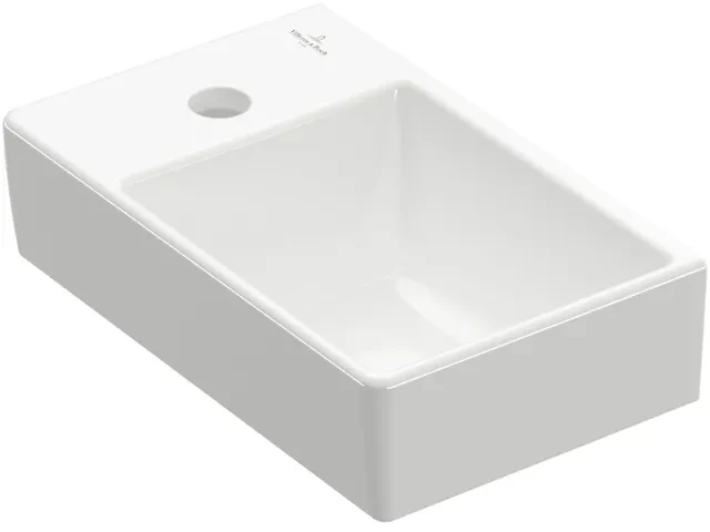 Villeroy & Boch Avento fontein 1 kraangat links zonder overloop 36x22cm wit 43003r01
