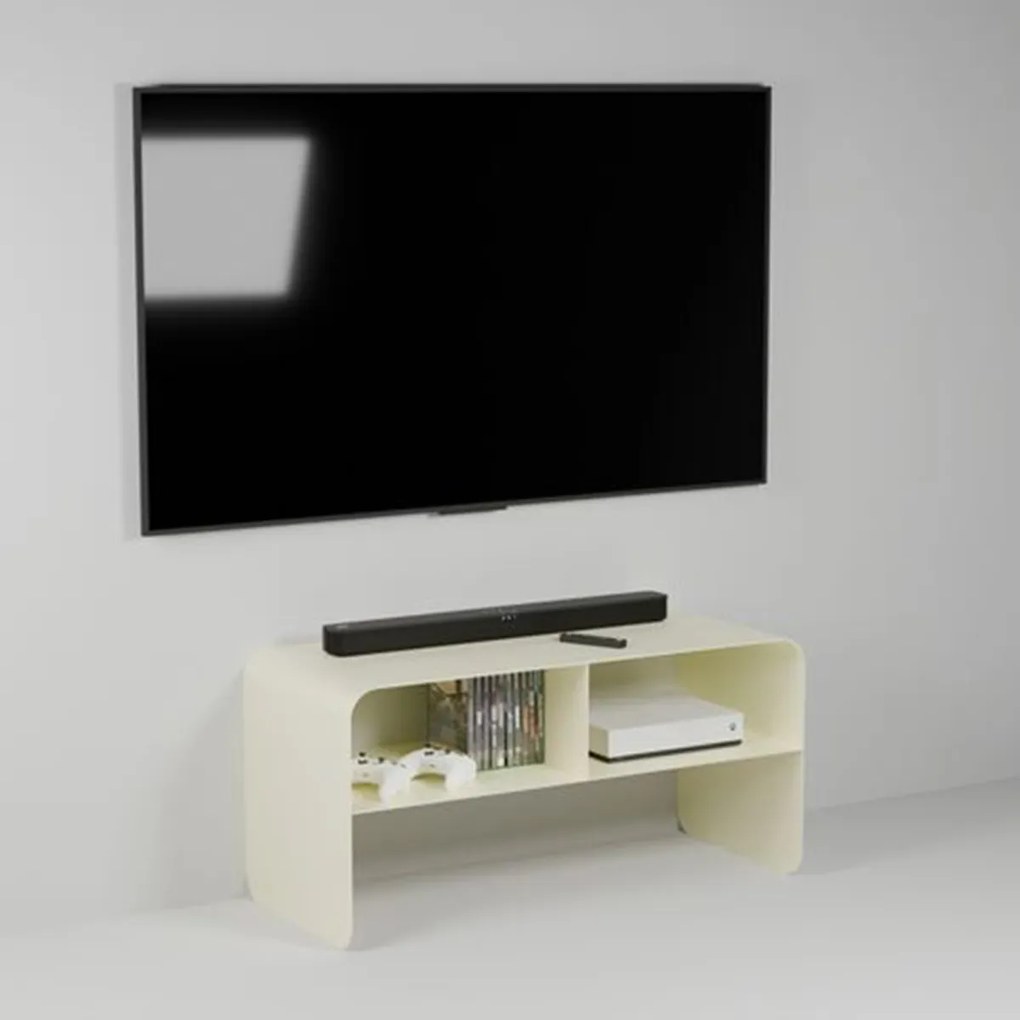 Stalen TV-meubel Paars - 90x37x44cm.