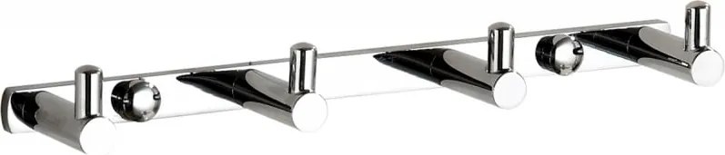 Mexen viervoudige handdoekhanger, chroom - 709164-00