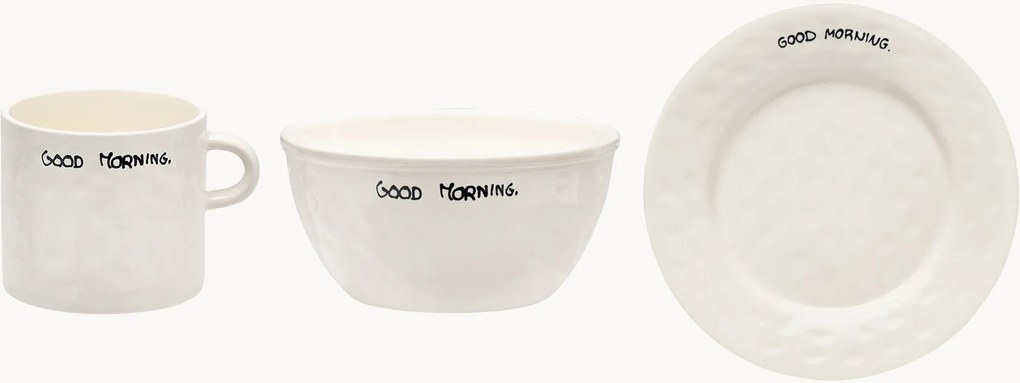 Ontbijtset Good Morning, set van 3
