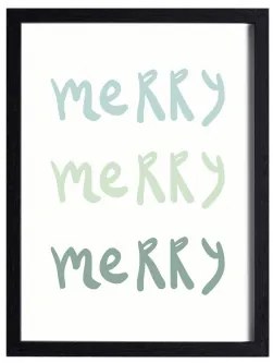 Set Van 3 Decoratieve Kerst Posters (50x70 En 30x40 Cm) Belene B & Zwart Hout - Sklum