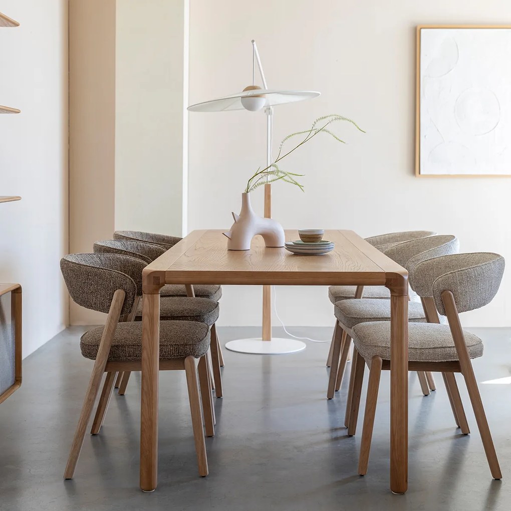 Zuiver Bright Design Eetkamerstoel Eiken Beige