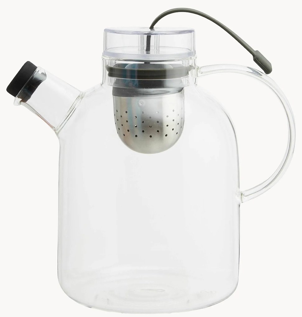 Glazen theepot Kettle met theezeef, 1.5 L