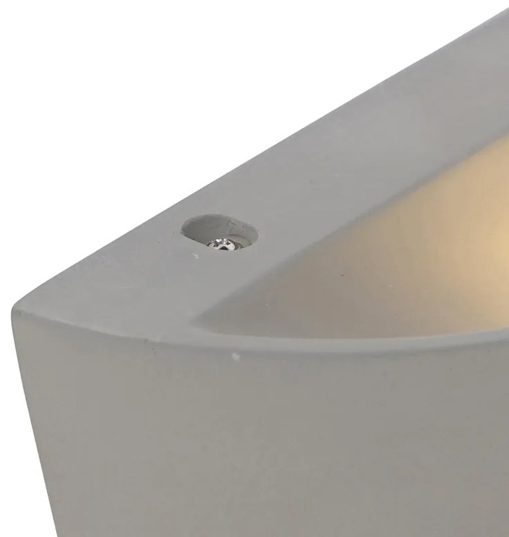 Landelijke wandlamp beton halfrond - Adelaide Landelijk G9 Binnenverlichting Lamp