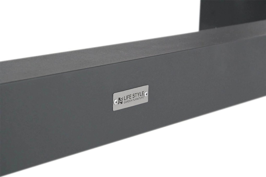 Tuinset 6 personen 260 cm Rope Grijs Lifestyle Garden Furniture Dallas/San