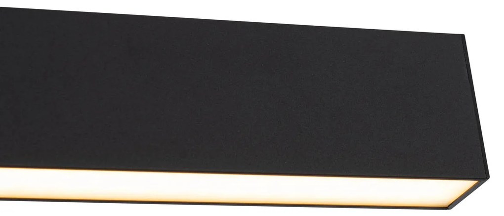 Eettafel / Eetkamer Hanglamp zwart incl. LED 3-staps-dimbaar 2700-4000K - Keane Modern Binnenverlichting Lamp