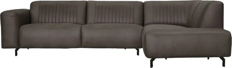 Hoekbank - Bolero - rechts - stof Kentucky antraciet 01