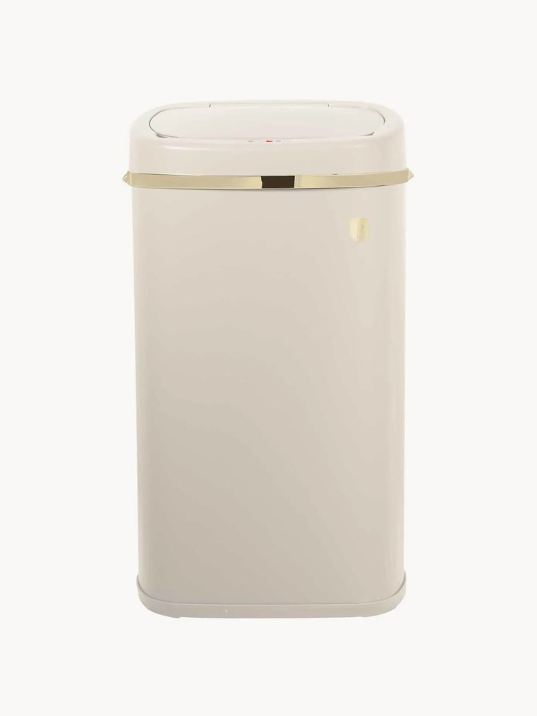 Prullenbak met sensor Matt Cream