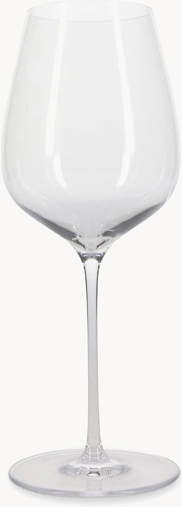 Witte wijnglazen Lux van kristalglas, 6-delig