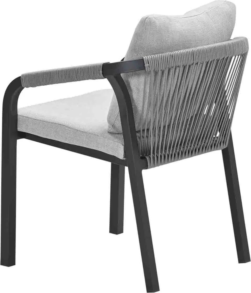 Garden Impressions Tarera lounge dining stoel - donker grijs